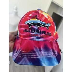 Tie Dye Cap Hat Anna Maria Island Florida Excellent Condition 100% cotton